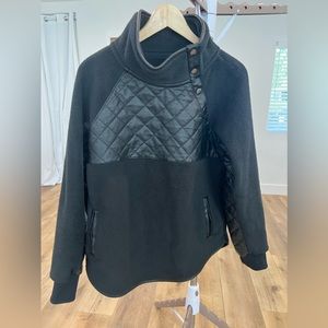 Abercrombie snap fleece